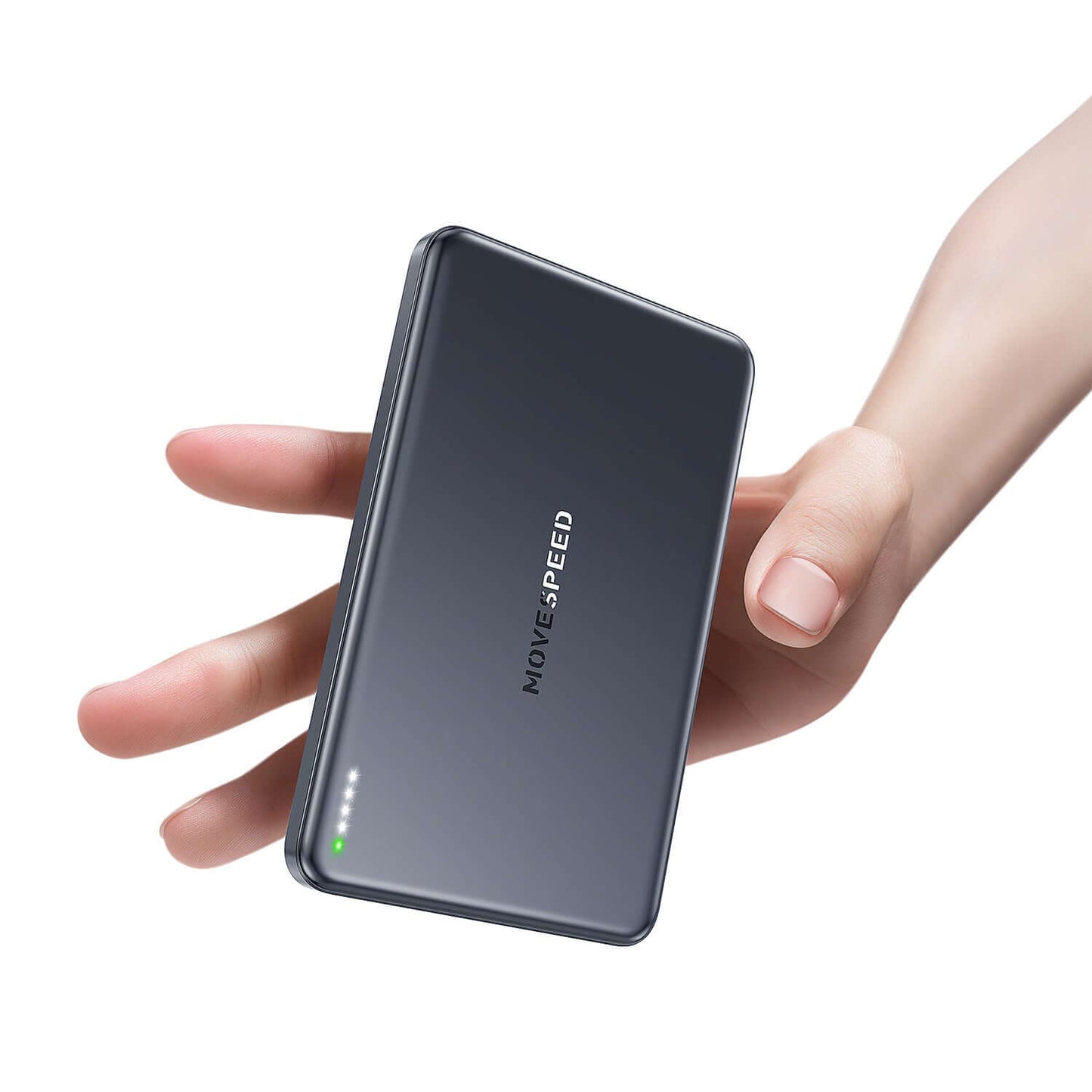 Ultra Slim MagSafe Portable Charger 10,000mAh Magnetic Wireless Card Power Bank