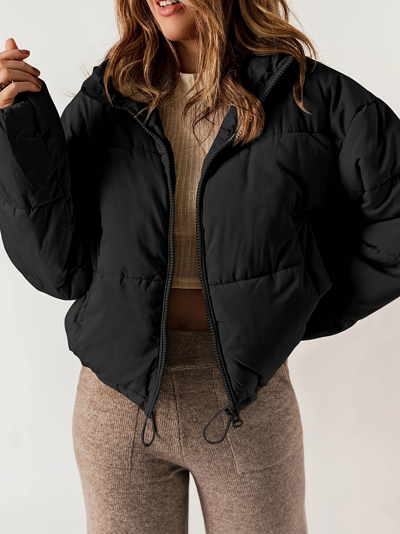 Stijlvolle Oversized Gewatteerde Jas