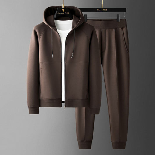 2-delige heren tracksuit set - trendy sportkleding voor casual uitjes