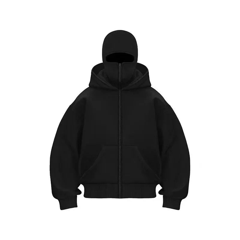 Balaclava Zip Hoodie for Men