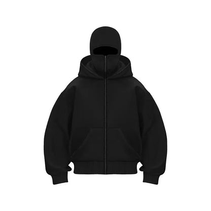 Balaclava Zip Hoodie for Men
