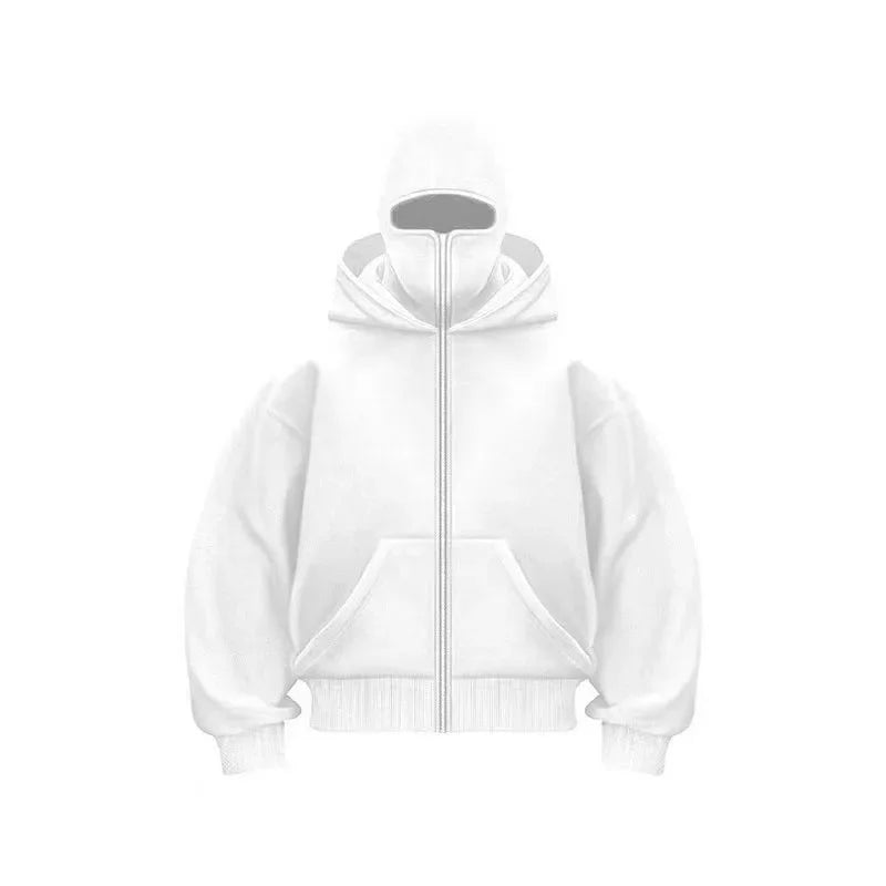 Balaclava Zip Hoodie for Men
