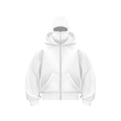 Balaclava Zip Hoodie for Men