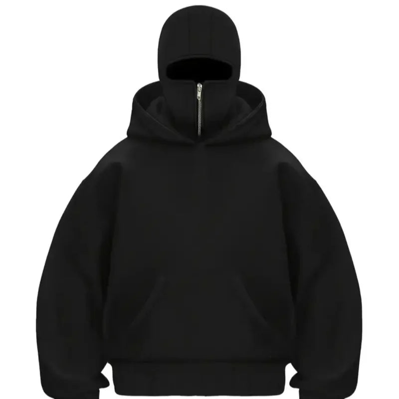 Balaclava Zip Hoodie for Men