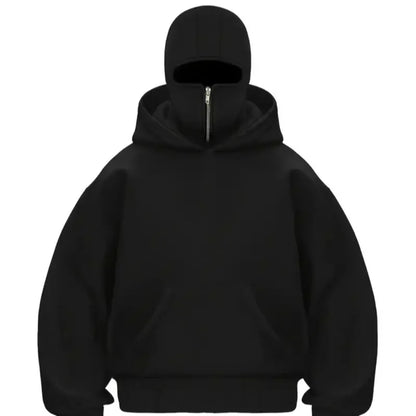 Balaclava Zip Hoodie for Men