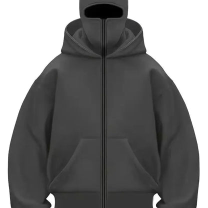 Balaclava Zip Hoodie for Men