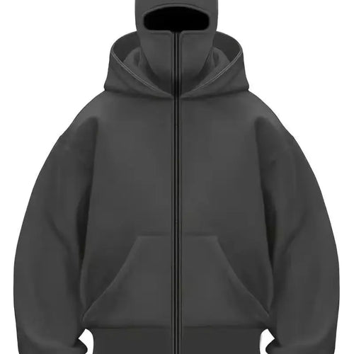 Balaclava Zip Hoodie for Men