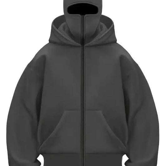 Balaclava Zip Hoodie for Men