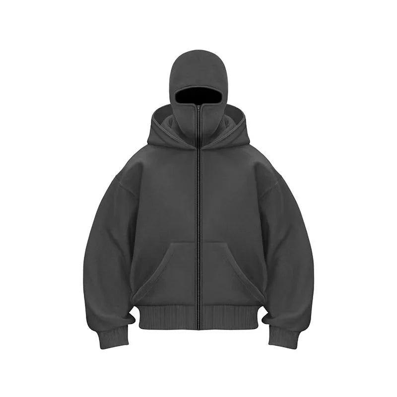 Balaclava Zip Hoodie for Men