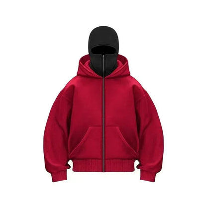 Balaclava Zip Hoodie for Men