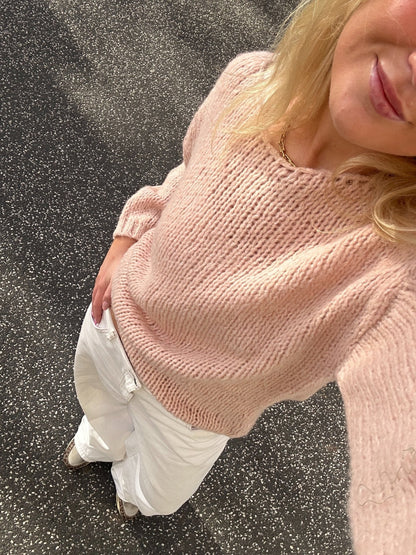 Ella Chunky Knit - Light Pink