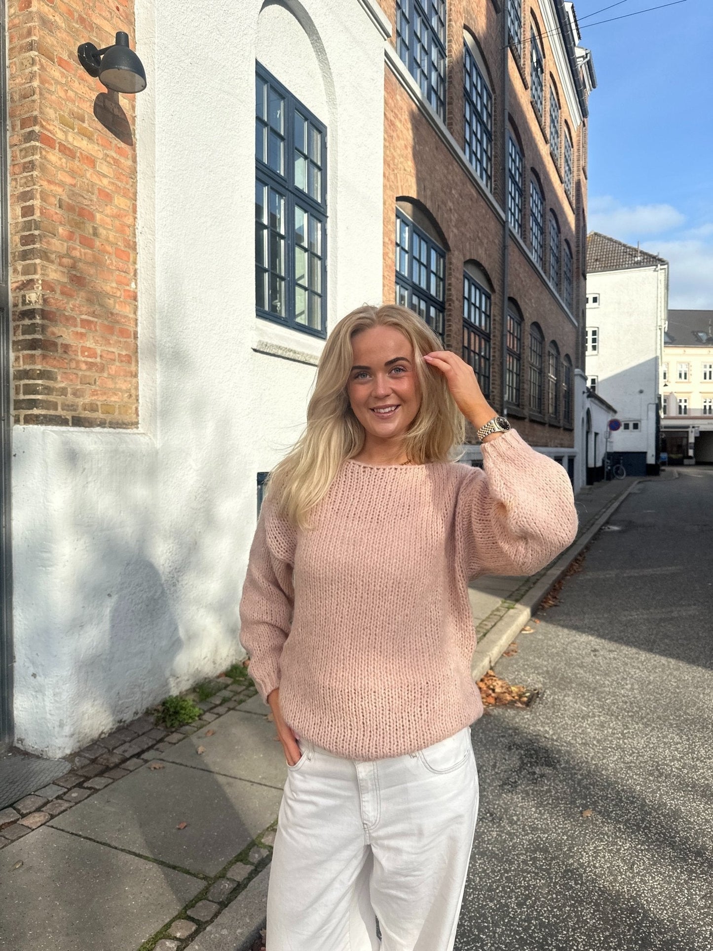 Ella Chunky Knit - Light Pink